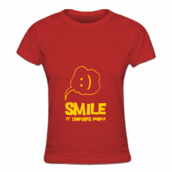 Tshirt smile pour femmes