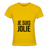 Tshirt je suis jolie pour femmes